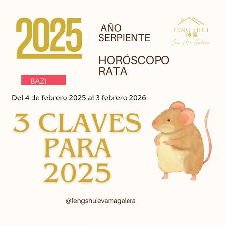 Las 3 Claves para la Rata 🐀 en el año de la Serpiente 🐍 en 2025