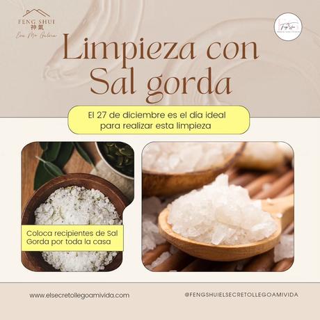 Limpieza de energías negativas con sal