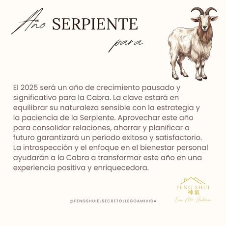 Horóscopo para el Caballo 🐎 y la Cabra 🐐 en el año de la Serpiente 🐍