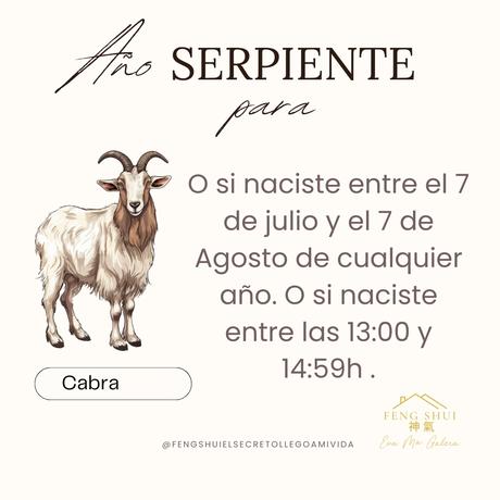 Horóscopo para el Caballo 🐎 y la Cabra 🐐 en el año de la Serpiente 🐍