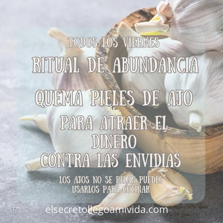 Ritual de los viernes 🧄