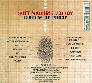 Soft Machine Legacy - Burden Of Proof (2013)