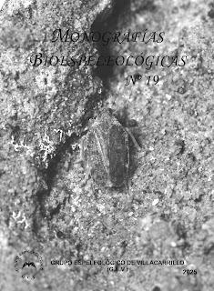 Nuevo número de la revista MONOGRAFÍAS BIOESPELEOLÓGICAS