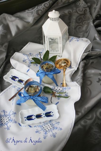 Pannacota de parmesano  El Ágora de Ángeles