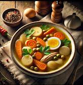 Sopa de Gallina, receta de los conventos