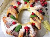 Corona hojaldre chocolate