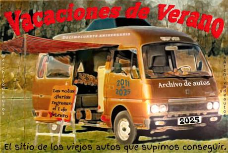 Vacaciones de Verano 2025 de Archivo de autos