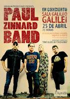 Concierto de Paul Zinnard en Sala Galileo Galilei presentando su disco Amateurs in Yokohama