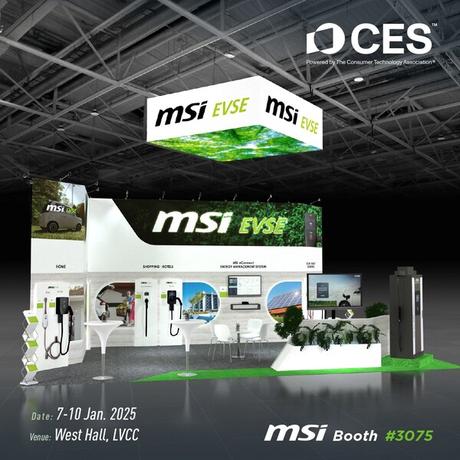 MSI es pionera en energía verde en CES 2025 al presentar un sistema de gestión de energía y un cargador portátil para vehículos eléctricos MSI es pionera en energía verde en CES 2025 al presentar un sistema de gestión de energía y un cargador portátil para vehículos eléctricos
