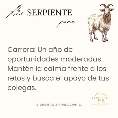 🌟 Las 3 Claves más importantes para la Cabra 🐐 en el año de la Serpiente 🐍 en 2025