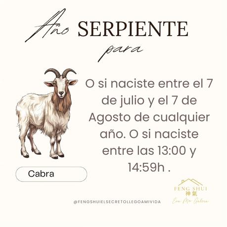 🌟 Las 3 Claves más importantes para la Cabra 🐐 en el año de la Serpiente 🐍 en 2025