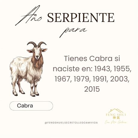 🌟 Las 3 Claves más importantes para la Cabra 🐐 en el año de la Serpiente 🐍 en 2025