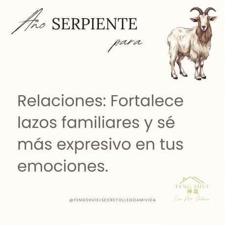 🌟 Las 3 Claves más importantes para la Cabra 🐐 en el año de la Serpiente 🐍 en 2025