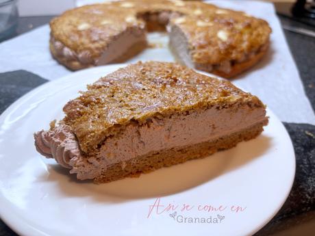 Roscón saludable sin fruta escarchada