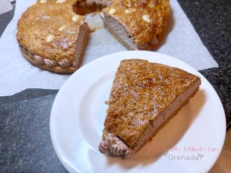 Roscón saludable sin fruta escarchada