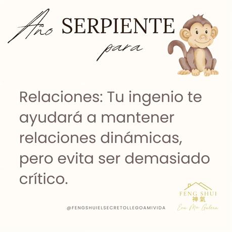 🌟 Las 3 Claves más importantes para el Mono 🙉 🙈 🙊en el año de la Serpiente 🐍 en 2025.