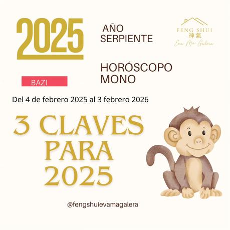 🌟 Las 3 Claves más importantes para el Mono 🙉 🙈 🙊en el año de la Serpiente 🐍 en 2025.