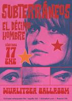 Concierto de Subterráneos y El Décimo Hombre en Wurlitzer Ballroom