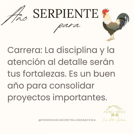 🌟 Las 3 Claves más importantes para el Gallo 🐓 en el año de la Serpiente 🐍 en 2025