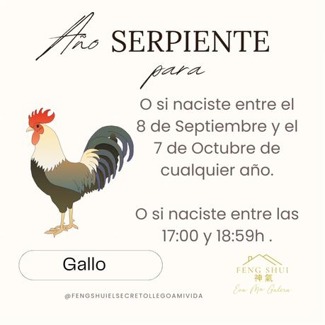🌟 Las 3 Claves más importantes para el Gallo 🐓 en el año de la Serpiente 🐍 en 2025