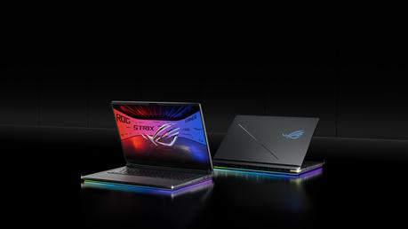 CES 2025: ASUS ROG presenta las últimas laptops ROG Strix para desbloquear un potencial de juego ilimitado Strix_G18_KV_A G16 and G18 sitting next to each other