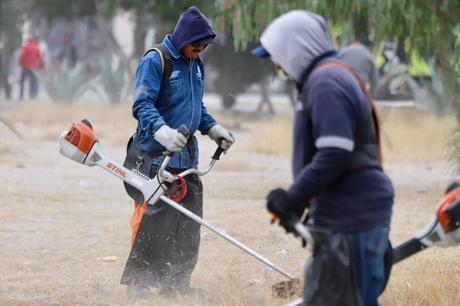 Alcalde Enrique Galindo impulsa recuperación de espacios públicos en la colonia Dalias