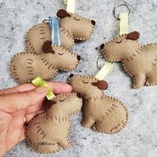 Moldes y tutorial para hacer lindos capibaras de fieltro y papel Moldes y tutorial para hacer lindos capibaras de fieltro y papel