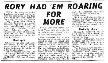 16/05/1971 Rory los hizo rugir más que nunca. 16/05/1971 Rory los hizo rugir más que nunca.