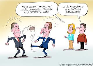 De las  viñetas de humor de hoy jueves, 9 de enero de 2025