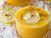 Crema calabaza manzana curry