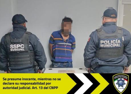 Detienen a sujeto acusado de agredir a un adulto mayor y robar una bicicleta en San Luis Potosí