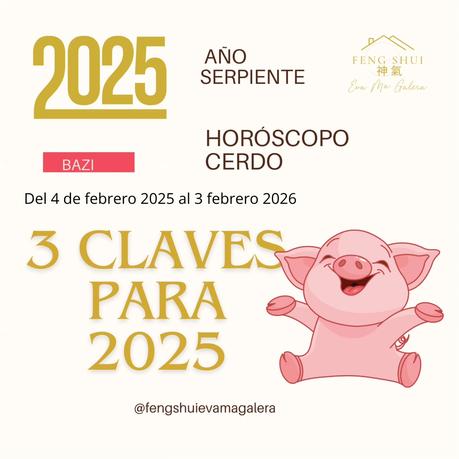 🌟 Las 3 Claves más importantes para el Cerdo 🐖 en el año de la Serpiente 🐍 en 2025