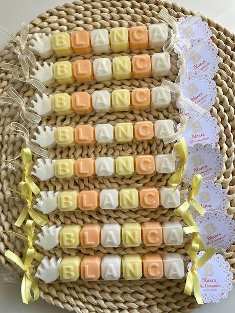 jabones nombre glicerina comuniones bautizos Jabones glicerina nombre comuniones