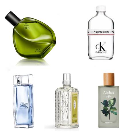 Perfumes frescos livianos rosas jazmín de noche árabes Ekos ryos ozonicos mujer hombre natura importados  ck 1for every one vetiver l'occitane kenzo l'eau