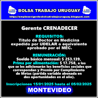 Gerente CRENADECER Gerente CRENADECER