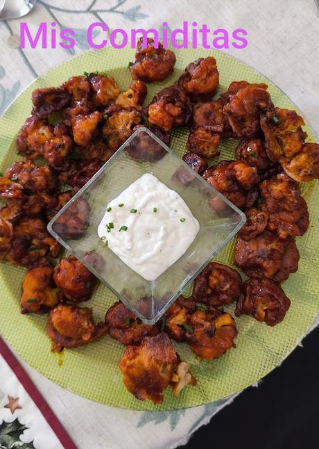 ALITAS DE COLIFLOR AL ESTILO BÚFALO ALITAS DE COLIFLOR AL ESTILO BÚFALO