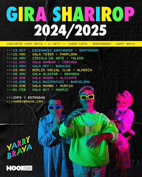VARRY BRAVA: FIN DE GIRA 'SHARIPOP'