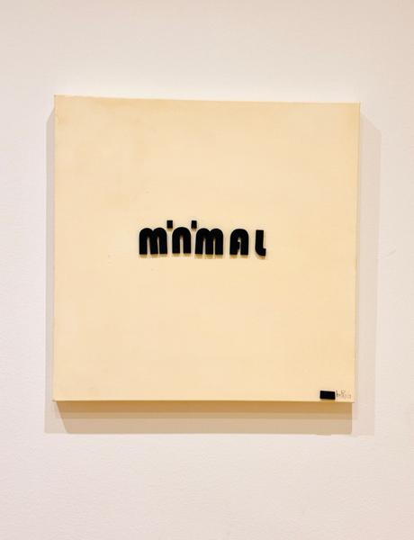 Minimalismo desequilibrado.