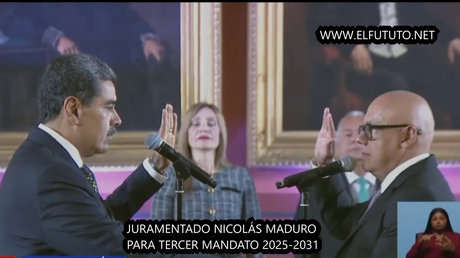 Maduro se juramenta y dice que EEUU y lacayos de AL perdieron.
