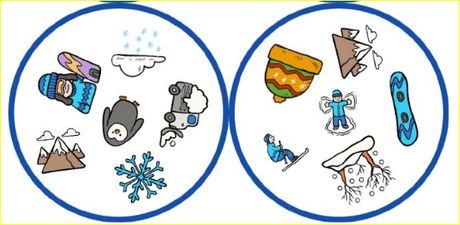 Dobble interactivo, canción e imprimibles de invierno Dobble interactivo, canción e imprimibles de invierno