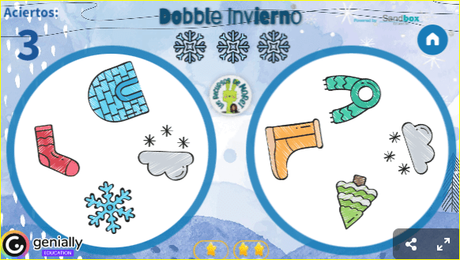 Dobble interactivo, canción e imprimibles de invierno Dobble interactivo, canción e imprimibles de invierno