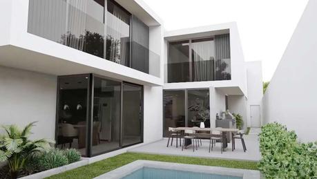 Diseño de casas modernas en Escobar: proyecto urbano en terreno de 300 m²