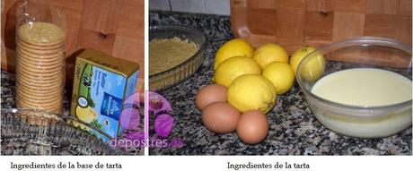 TARTA DE LIMÓN CON MERENGUE FÁCIL Tarta de limón con merengue fácil