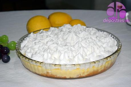 Tarta de limón con merengue fácil Tarta de limón con merengue fácil