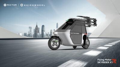 RICTOR presenta la primera motocicleta voladora de pasajeros anfibia del mundo