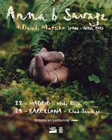 Concierto de Anna B Savage y Daudi Matsiko en Barcelona y Madrid en 2025