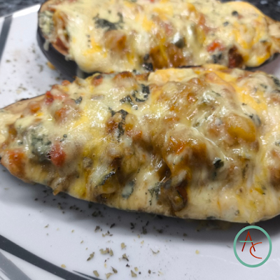 Berenjena Rellena de Verdura