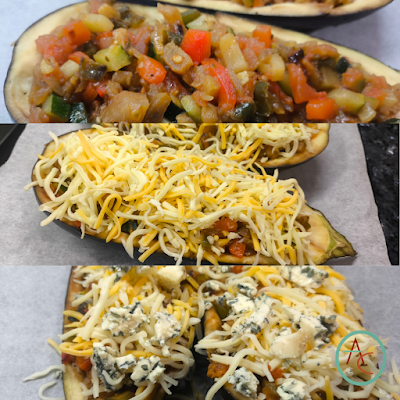 Berenjena Rellena de Verdura