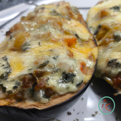 Berenjena Rellena de Verdura