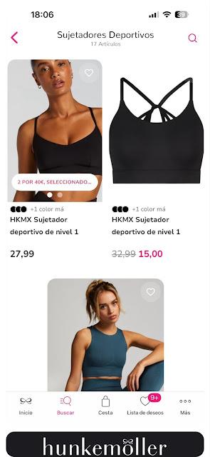 👙 Sujetador deportivo en Hunkemöller 👙 👙 Sujetador deportivo en Hunkemöller 👙